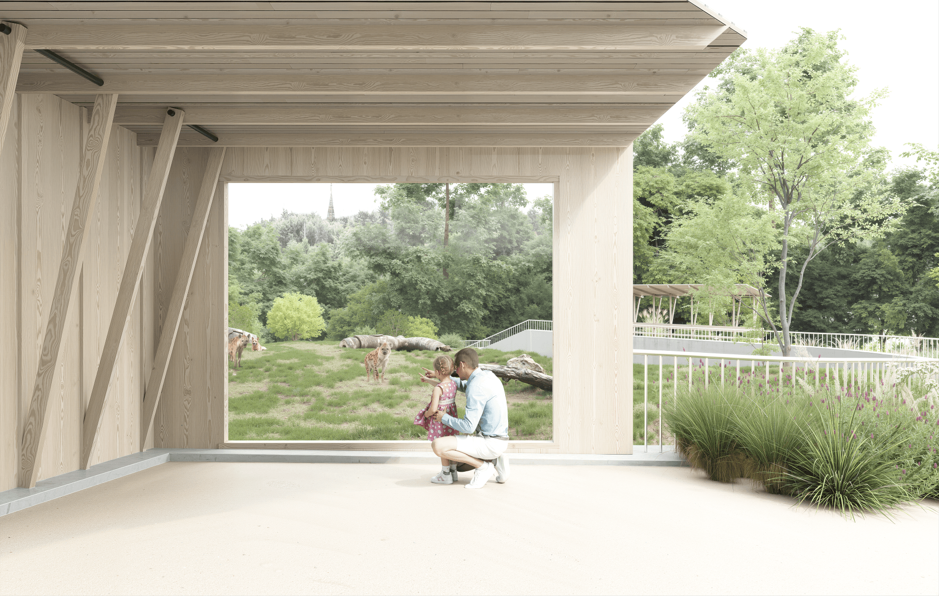 Výbeh pre hyeny v bratislavskej ZOO