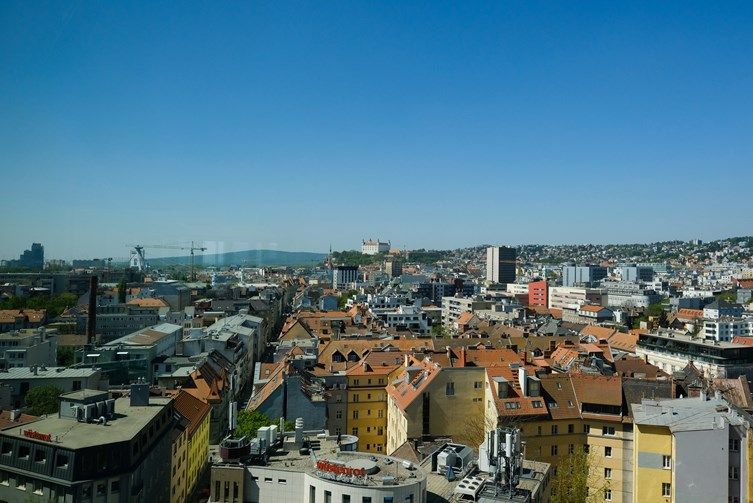 fotka Bratislavy z hora